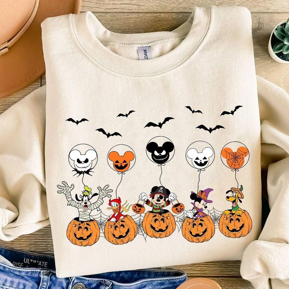 Mickey And Friends Halloween Spooky Balloon Disney Vuitino Apparel